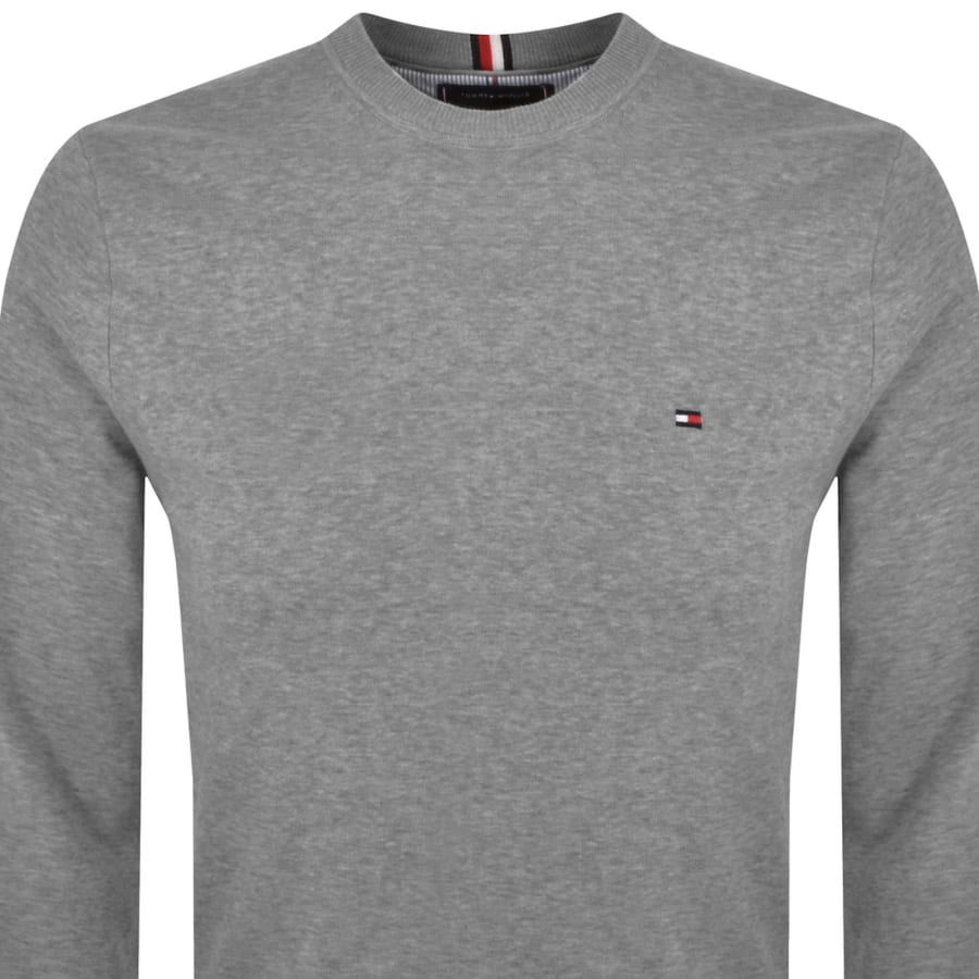 Tommy Hilfiger 1985 Crew Neck Knit Jumper Grey